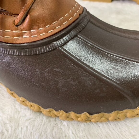Bean Boots by L.L. Bean Mens 175061 Rubber Moccasins Waterproof Size 8 - Picture 6 of 14